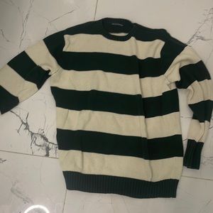 Brandy Melville BRIANNA COTTON THICK STRIPE SWEATER